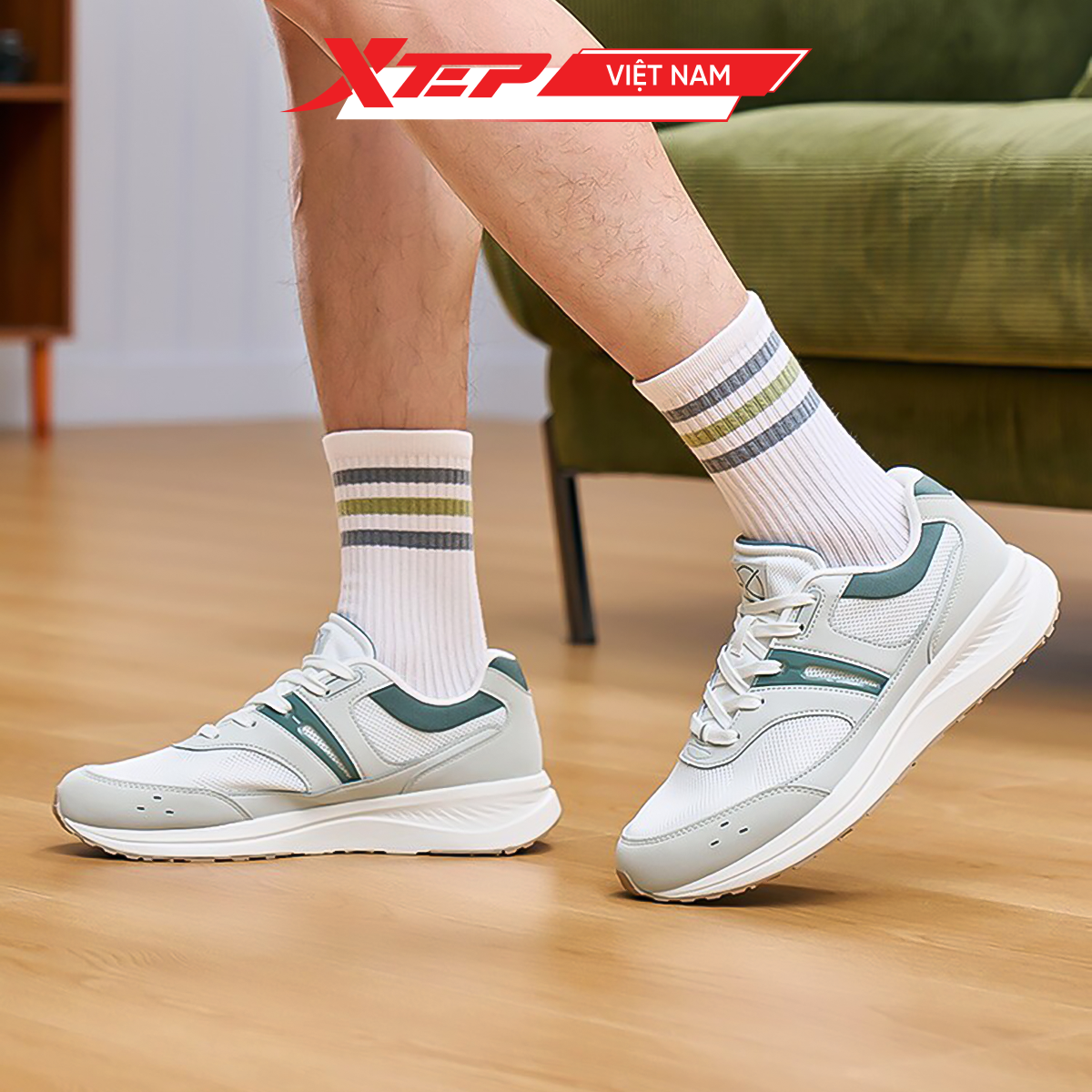  Giày Sneaker Nam Xtep 974219320019 