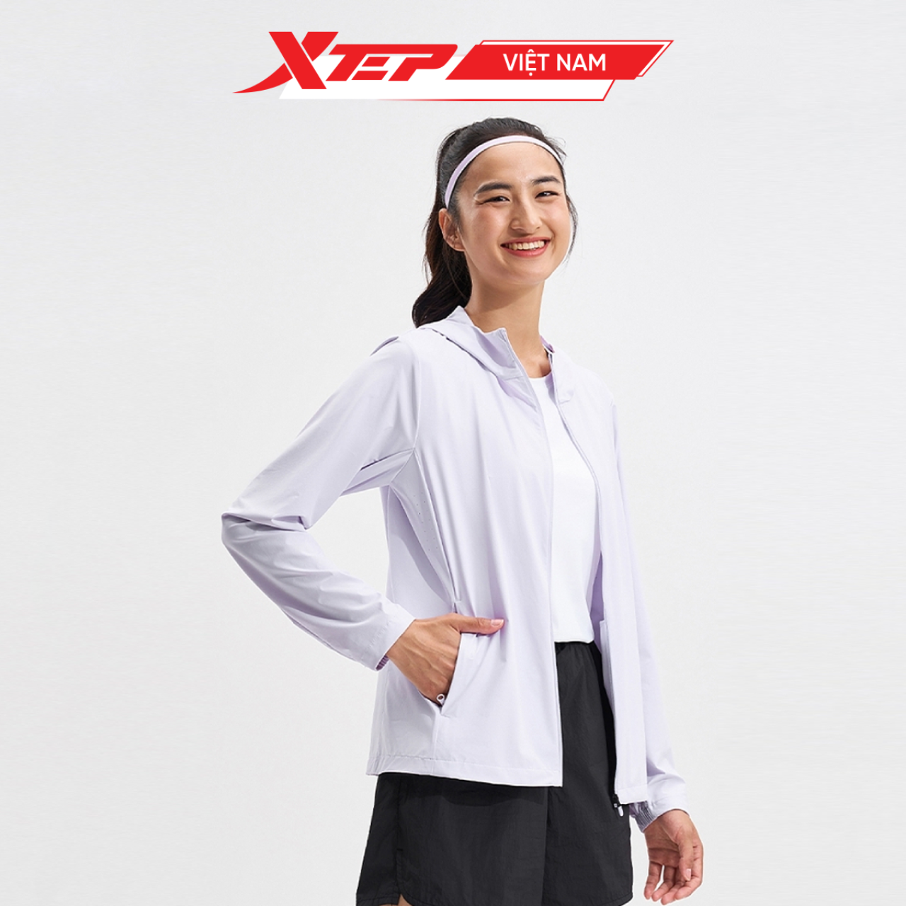  Áo Khoác Gió Thể Thao Nữ Xtep 975228140224 