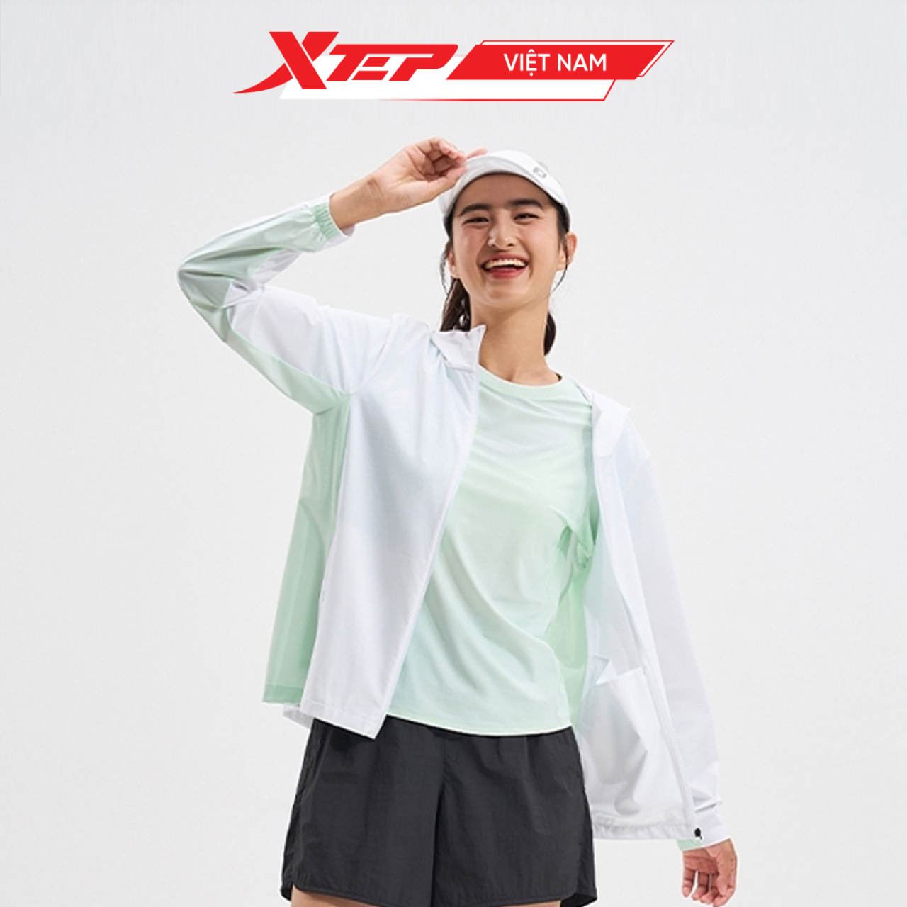  Áo Khoác Gió Thể Thao Nữ Xtep 975228140224 