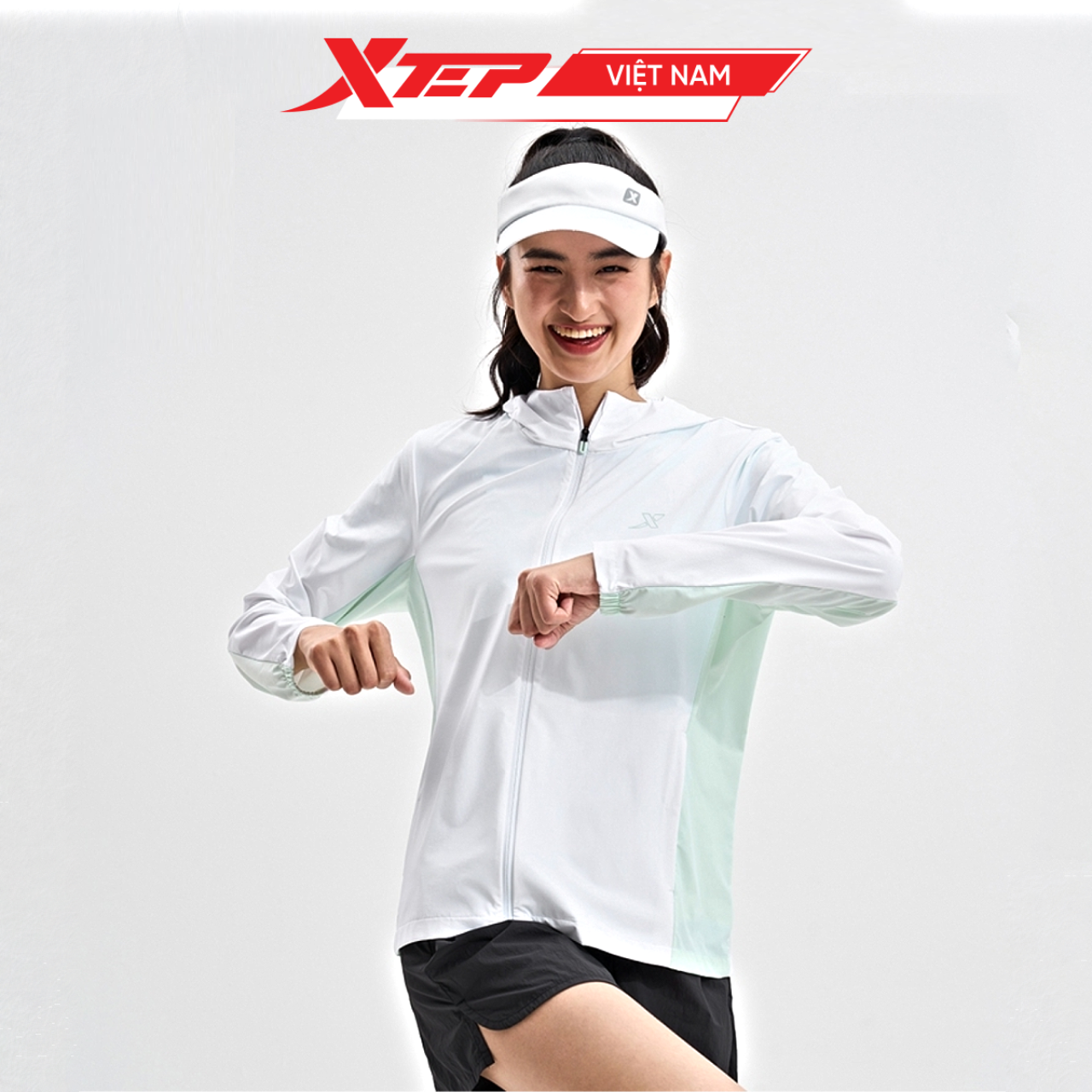  Áo Khoác Gió Thể Thao Nữ Xtep 975228140224 