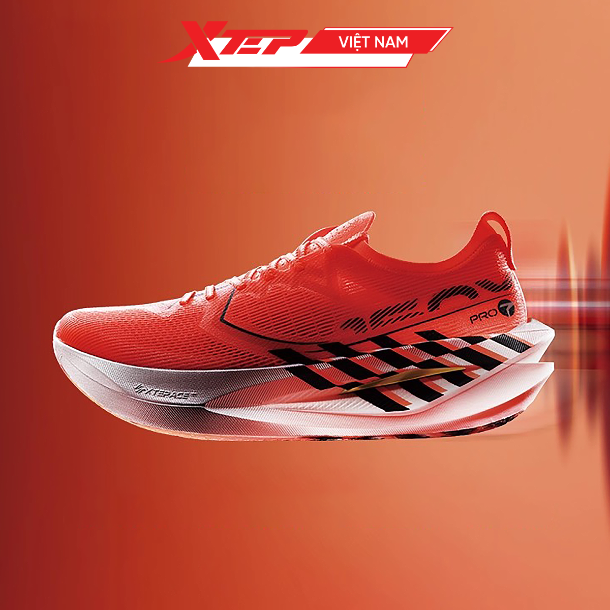  Giày Chuyên Chạy Bộ Nam Xtep 160X 7.0 PRO, Đế Carbon Trợ Lực 975319110041 