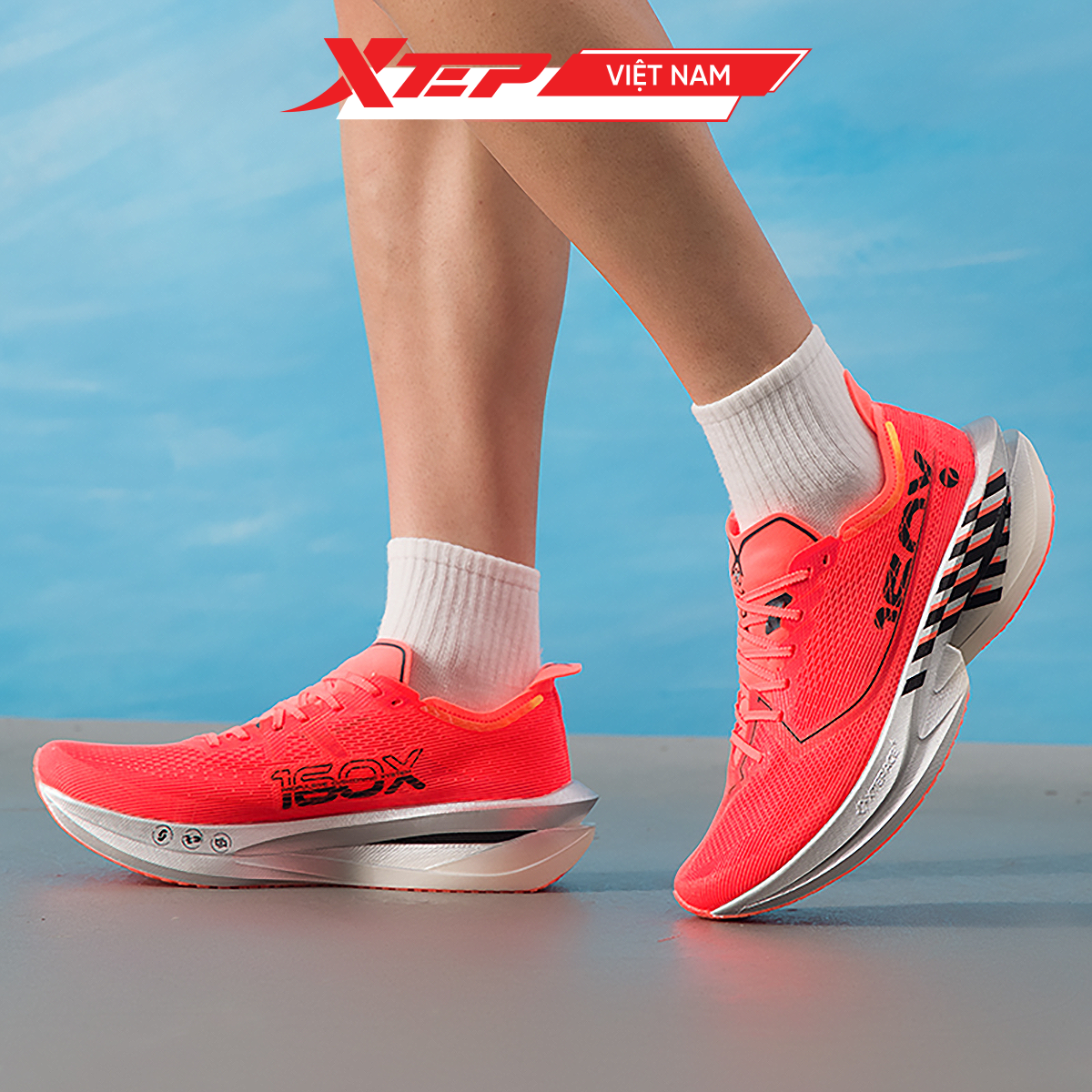  Giày Chuyên Chạy Bộ Nam Xtep 160X 7.0, Đế Carbon Trợ Lực 975319110039 