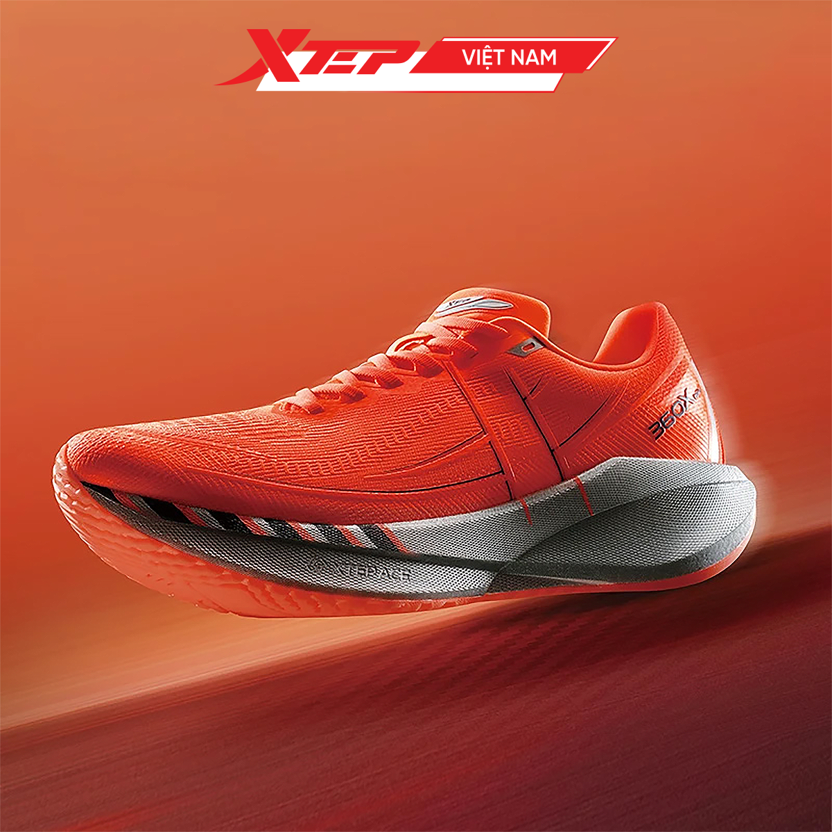  Giày Chạy Bộ Nam 360X 2.0 Xtep, Đế Cacbon Trợ Lực 975419110063 