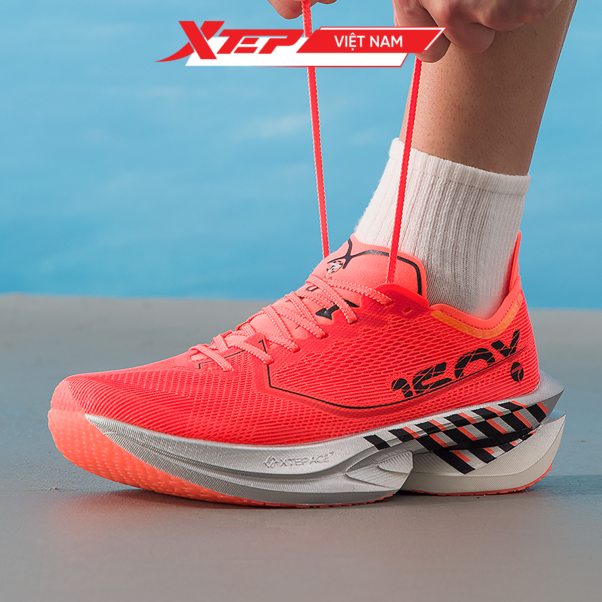  Giày Chuyên Chạy Bộ Nam Xtep 160X 7.0, Đế Carbon Trợ Lực 975319110039 