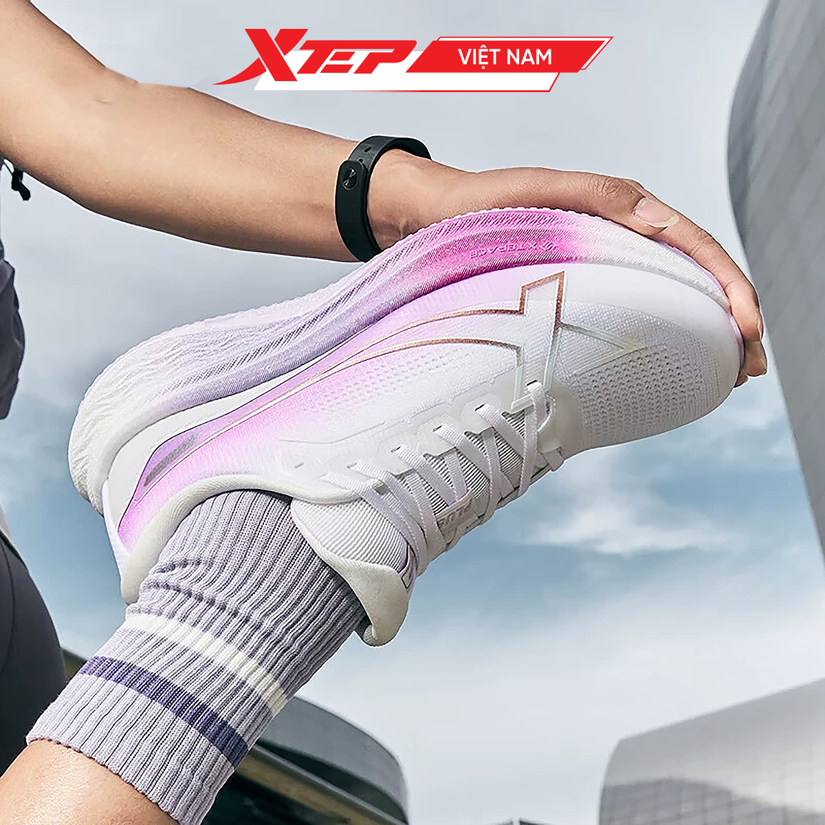  Giày Chạy Bộ Nữ  Xtep PLUS25 2000km 875318110009 