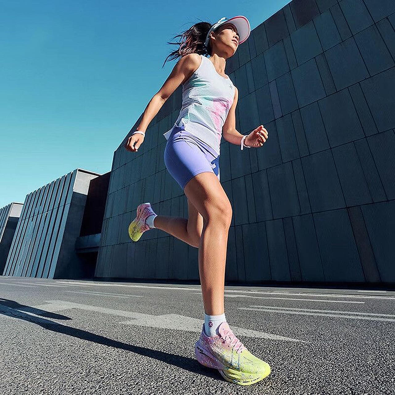  Giày Chuyên Chạy Bộ Nữ Xtep 160X 3.5 PRO, Đế Carbon Trợ Lực 976418110085 