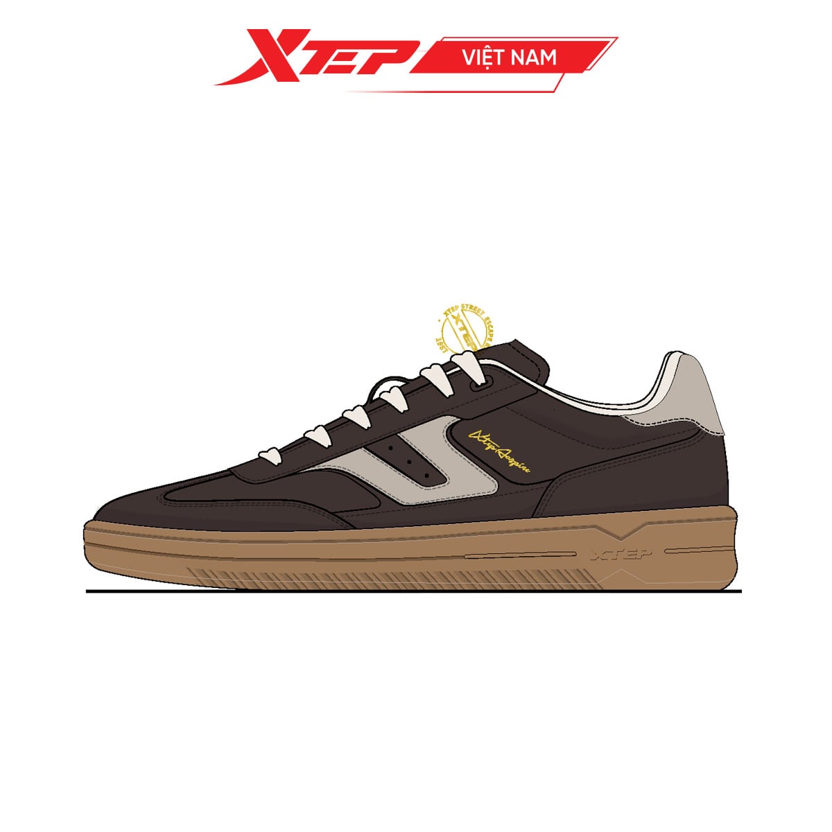  Giày Sneaker Nam Xtep 974319310012 