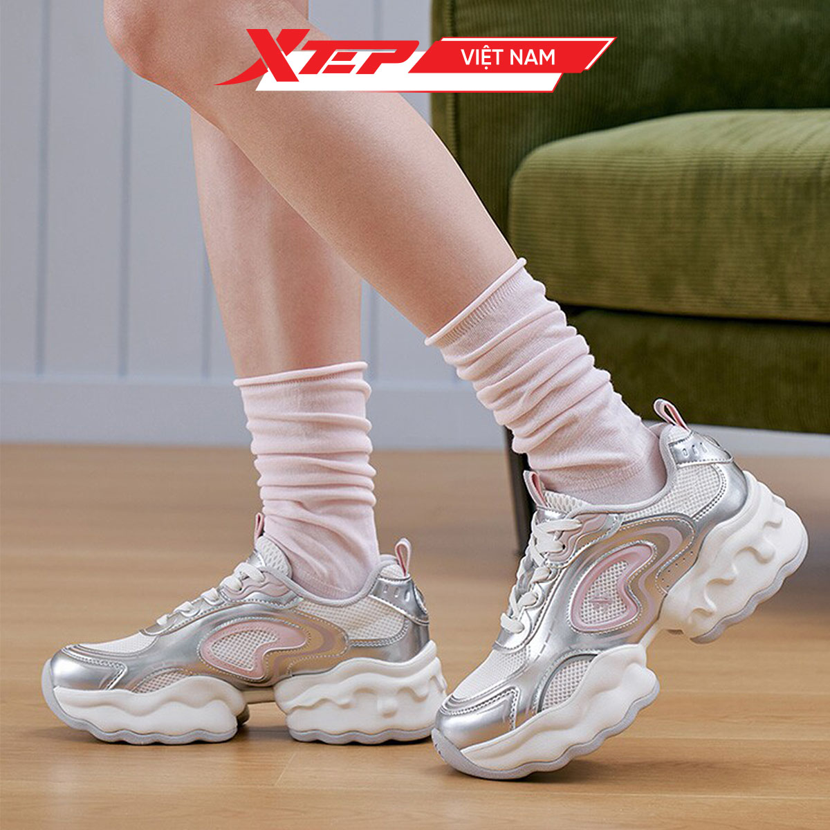  Giày Thể Thao Nữ Xtep 974218330002 