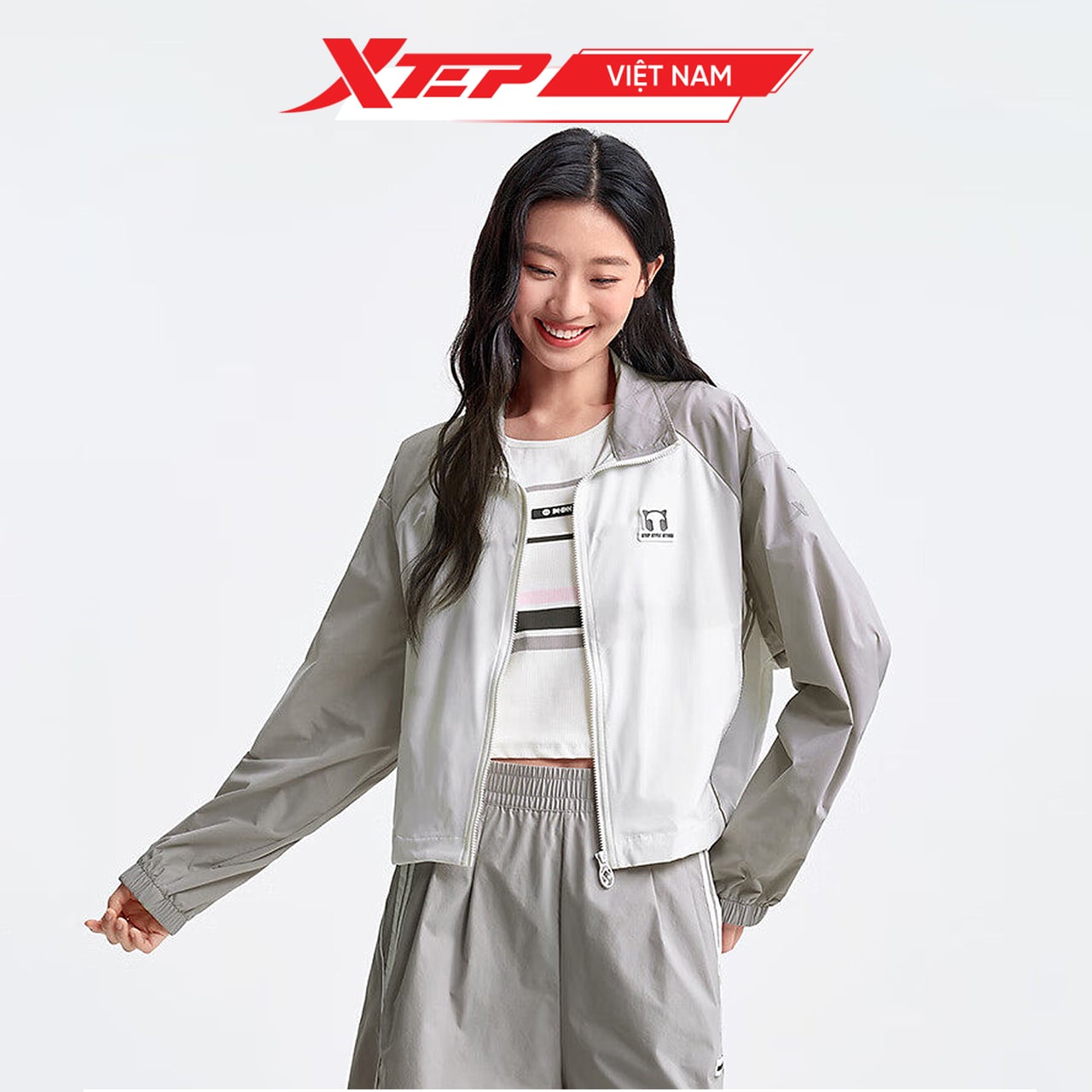  Áo Khoác Thể Thao Nữ Xtep 975228140117 