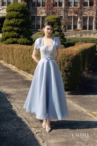 Đầm Voan Tay Bồng CALISTA