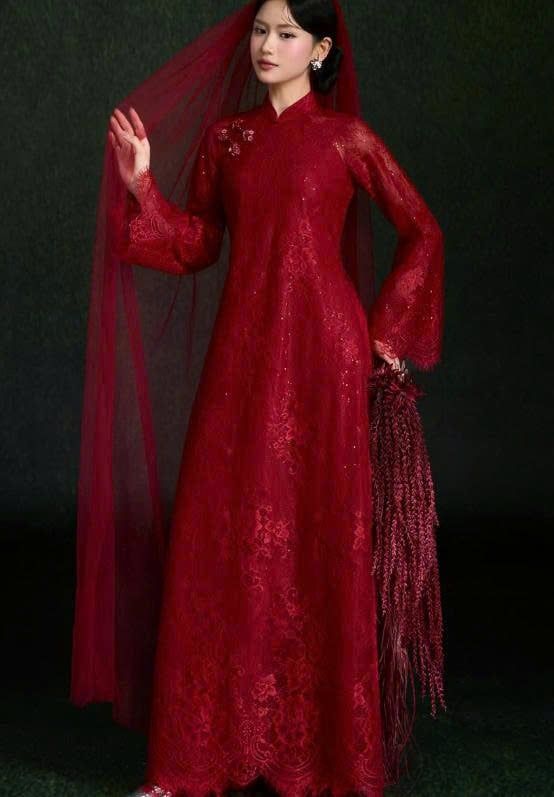 Áo Dài Nữ Yên Hồng JOLIE LADY