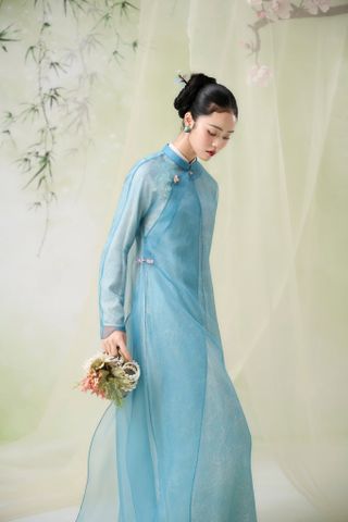 Áo Dài Nữ Hồng Thanh IL MARE