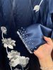 Áo Dài Nữ Cổ Truyền Thống Đính Thêu Hoa Sen MADAME ĐÀO THỊ