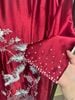 Áo Dài Nữ Cổ Truyền Thống Đính Thêu Chim Hạc MADAME ĐÀO THỊ