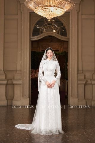 Áo Dài Cưới Nữ Ren Ngọc COCO DRESS