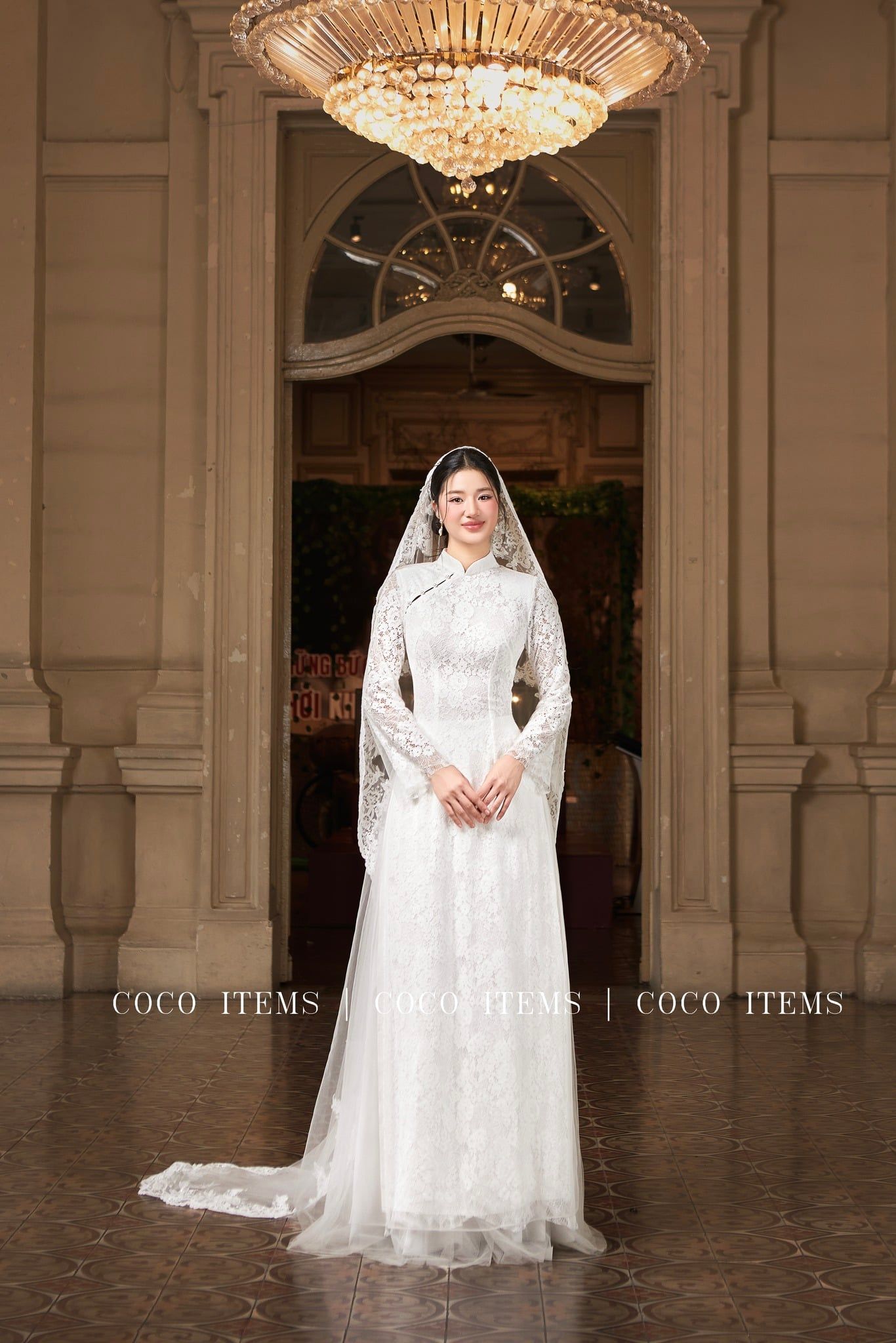 Áo Dài Cưới Nữ Ren Ngọc COCO DRESS