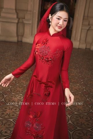 Áo Dài Cưới Nữ Vân Hạc COCO DRESS