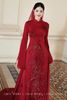 Áo Dài Cưới Nữ Khổng Tước Đỏ COCO DRESS