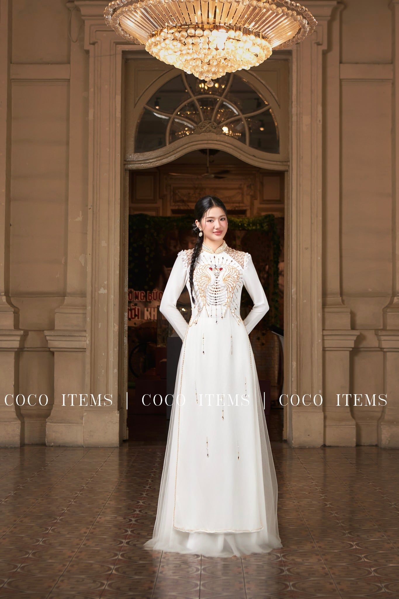 Áo Dài Cưới Nữ Kim Vũ COCO DRESS