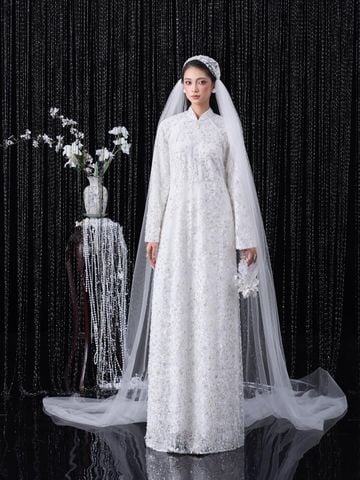 Áo Dài Cưới Sequin Bạch Khôi IL MARE