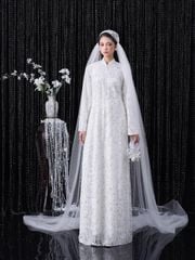 Áo Dài Cưới Sequin Bạch Khôi IL MARE