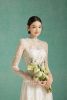 Cặp Áo Dài Nữ Vest Nam Ren Trắng MEOSTORE