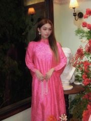 Áo Dài Nữ KHALIM Hồng Liên