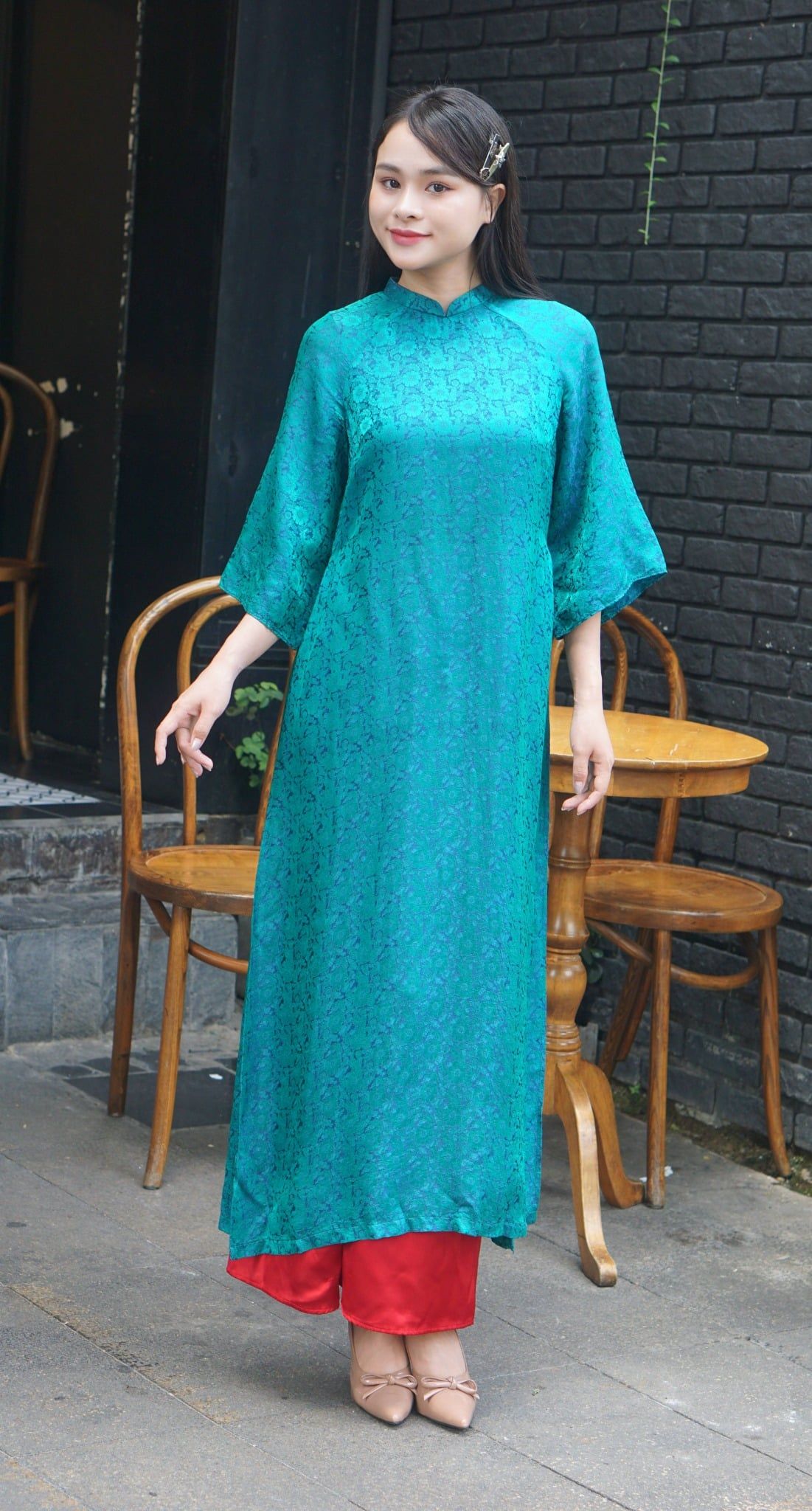 Áo Dài Nữ KHALIM Bích Tơ