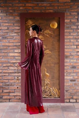 Áo Dài Kim Sa Giáng Châu LALIN