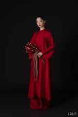 Áo Dài Truyền Thống Tơ Tằm Ngự Loan LALIN