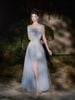 Đầm Maxi MUSE Lưới Dài Hoa Lấp Lánh Đính Hoa LOVELYN