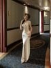 Đầm Midi The Pearl Muse Phối Ren Corset Dáng Dài Sang Trọng LOVELYN