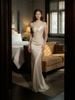 Đầm Midi The Pearl Muse Phối Ren Corset Dáng Dài Sang Trọng LOVELYN