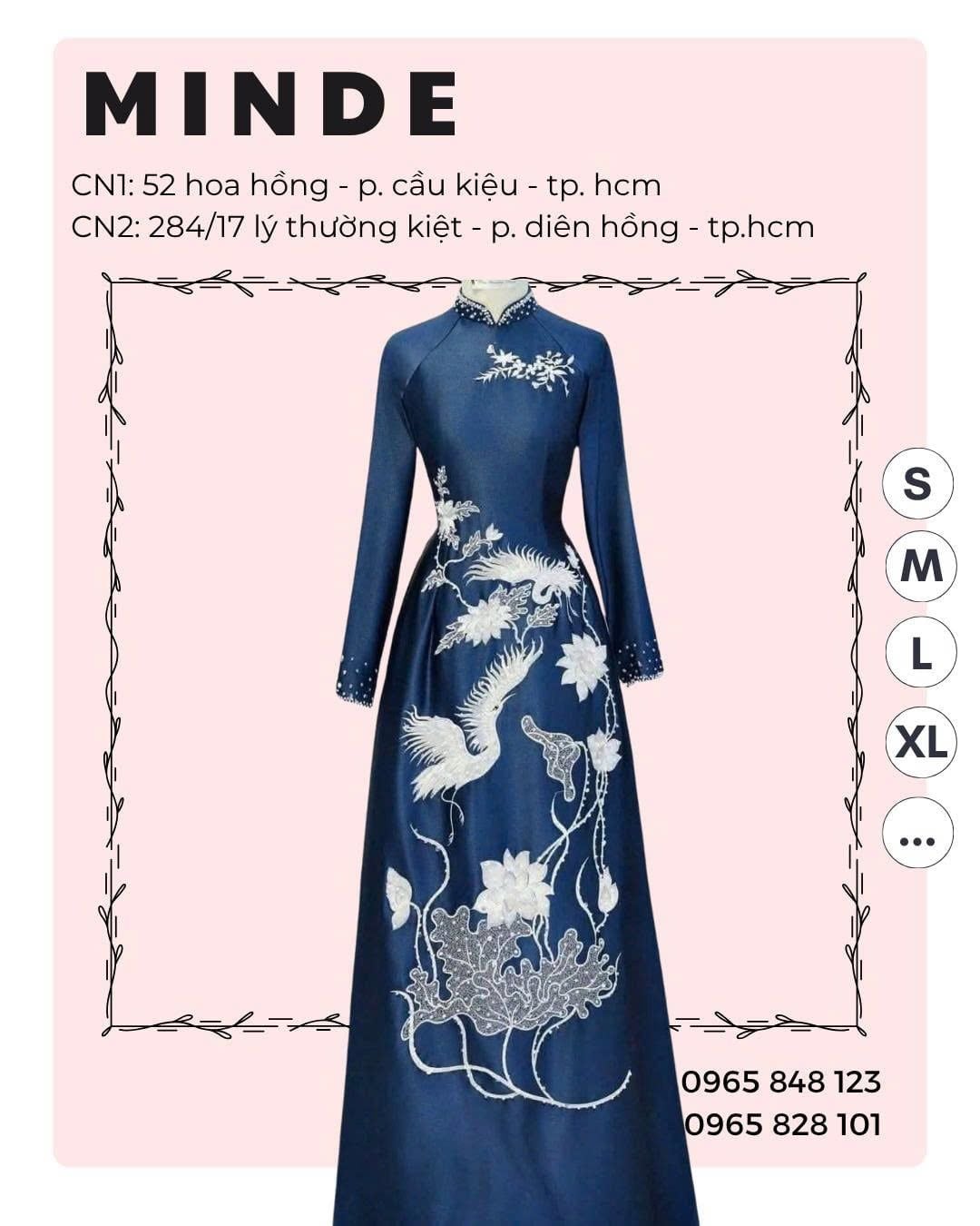 Áo Dài Bà Sui Họa Tiết Thêu Hạt Và Hoa MADAME ĐÀO THỊ