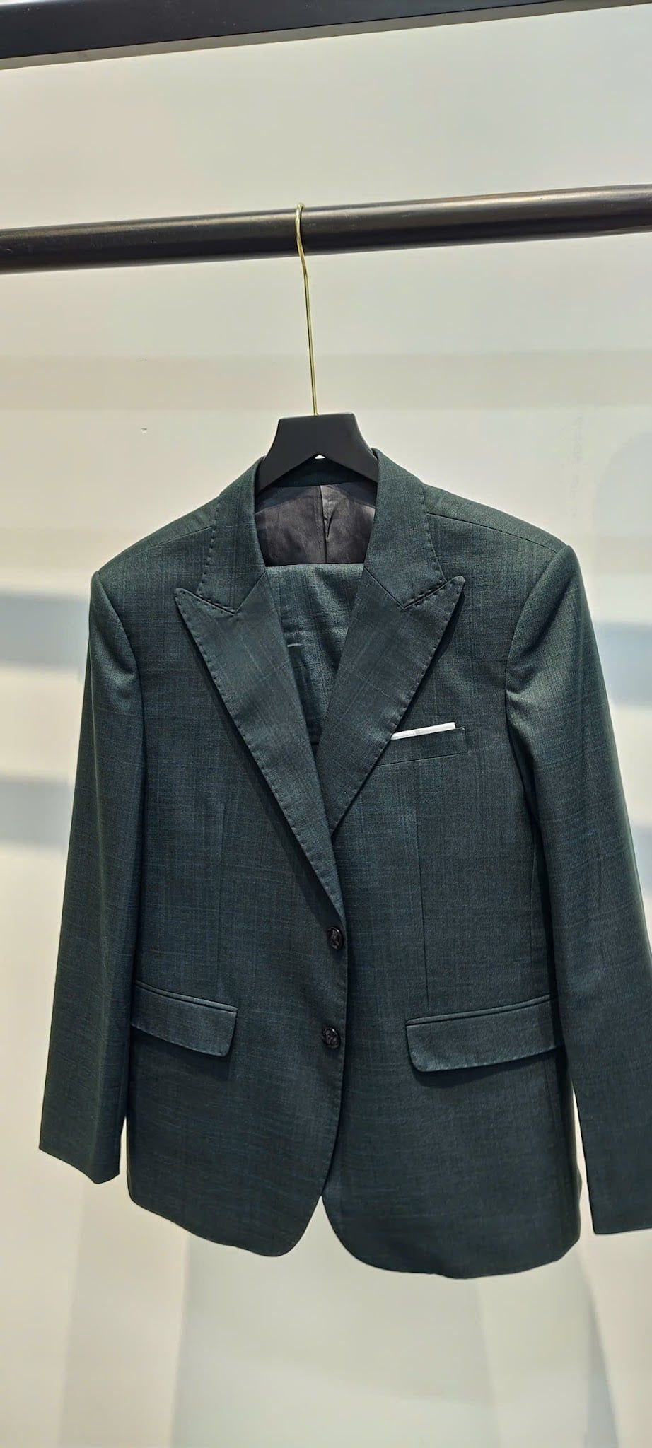 Áo Vest Nam Xanh Đậm 2 Nút SUIT UP