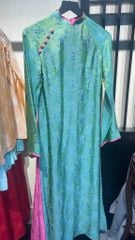 Áo Dài Nữ KHALIM Hồng Lam