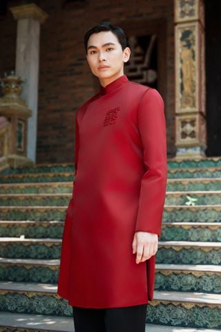 Áo Dài Nam Hỷ Châu Đăng Xéo Xọ