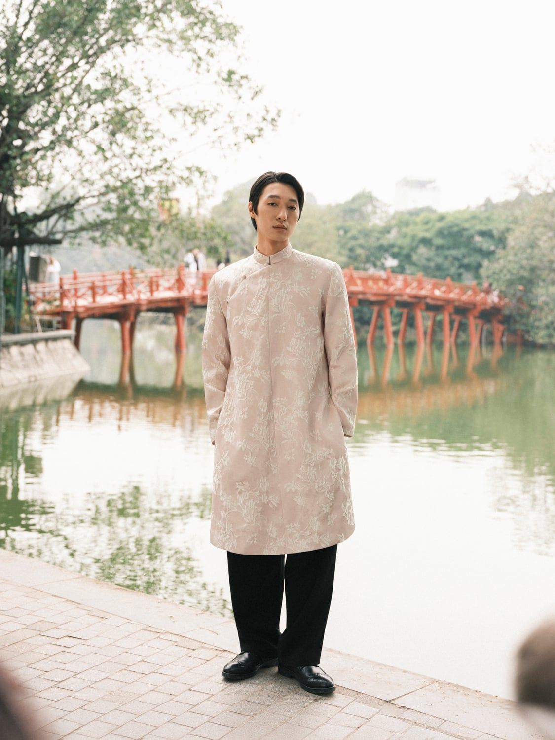 Áo Dài Nam Nhã Lam Xéo Xọ