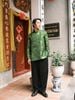 Áo Dài Nam Lục Nhạn Xéo Xọ