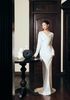 Đầm Lụa Trắng Solira Tay Dài KISSERINE