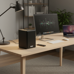 Loa bluetooth HiFi Goldsound G22, công suất 30w, Bass 3 inch, Tress 2 inch, bluetooth 5.0, cổng rca, khe usb, thiết kế loa thùng gỗ cao 22 cm, rộng 15 cm, sâu 15.5 cm. Bảo hành 12 tháng