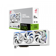 Card Màn Hình Asus ROG Astral GeForce RTX 5080 16GB GDDR7 White OC Edition (ROG-ASTRAL-RTX5080-O16G-WHITE)