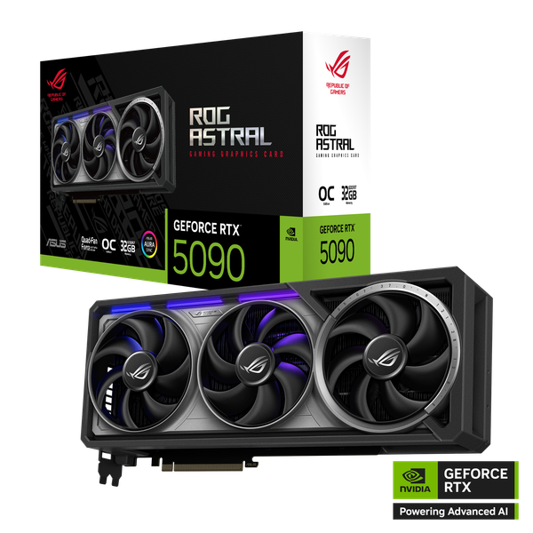 Card màn hình ASUS ROG Astral GeForce RTX 5090 32GB GDDR7 OC Edition (ROG-ASTRAL-RTX5090-O32G-GAMING)