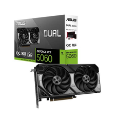 Card Màn Hình ASUS Dual GeForce RTX 5060 8GB GDDR7 OC Edition (DUAL-RTX5060-O8G)
