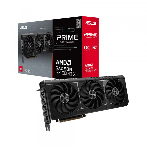 Card Màn Hình ASUS Prime Radeon RX 9070 XT OC Edition 16GB GDDR6 (PRIME-RX9070XT-O16G)
