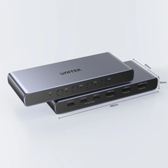 Bộ chuyển 4 Cổng HDMI/USB-C → HDMI (4 in 1 Out) 4K@60Hz UNITEK V1313AGY01