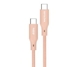 T601CC - Cáp bọc dù USB-C to USB-C 1m, sạc nhanh mạnh mẽ 60W, truyền dữ liệu tốc độ cao.