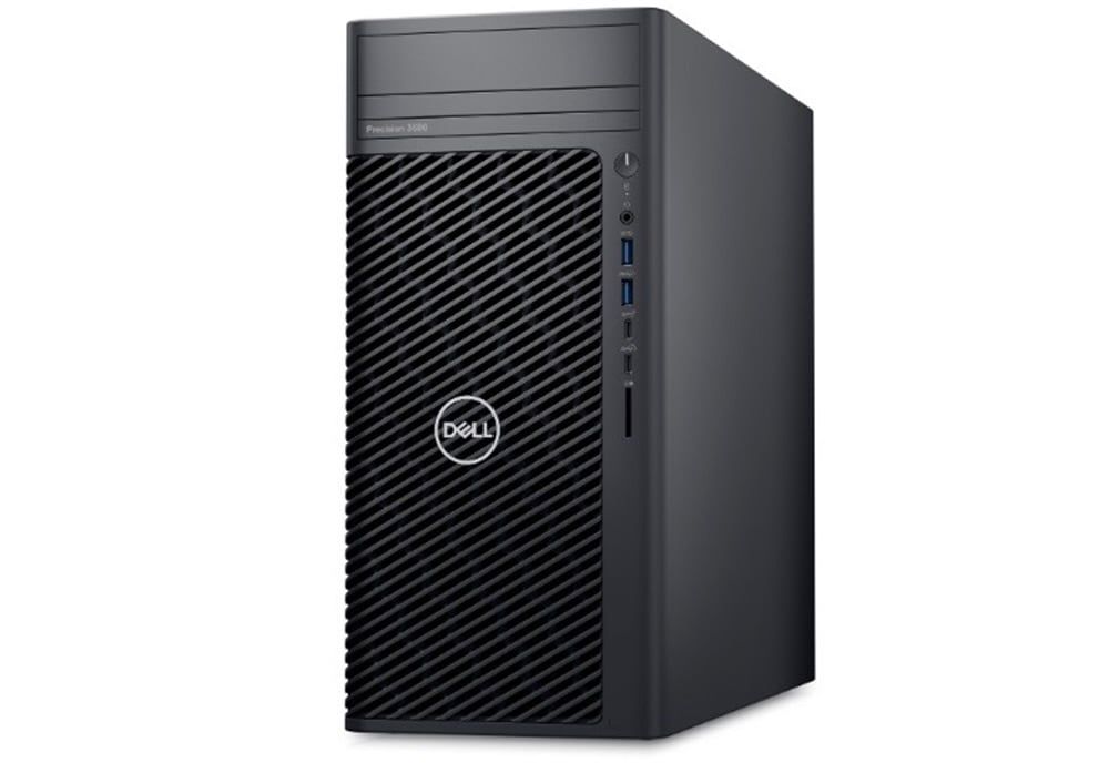 Máy tính trạm Workstation Dell Precision 3680 Tower 42DWS - 3680I501 (Core i5 14600 2.7GHz | 8GB (1 x 8GB) DDR5 | 256GB SSD | 2TB SATA | Integrated Graphics | 300W | Keyboard KB216 | Mouse MS116 | Ubuntu 22.04 | ProSupport 3Yrs & KYHD)