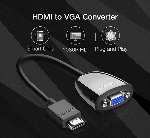 Cáp chuyển HDMI to VGA Ugreen 40253