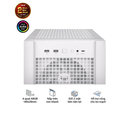 VỎ CASE ASUS TUF GAMING GT302 ARGB WHITE (EATX,4 FAN 140 ARGB,MÀU TRẮNG)